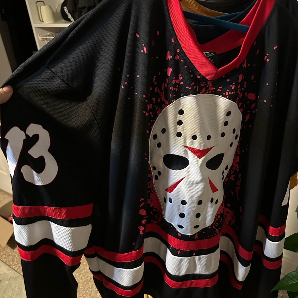 Spirit Halloween Jason Voorhees Hockey Jersey